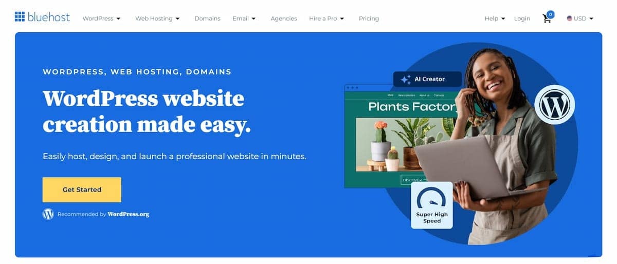 Bluehost Web Hosting